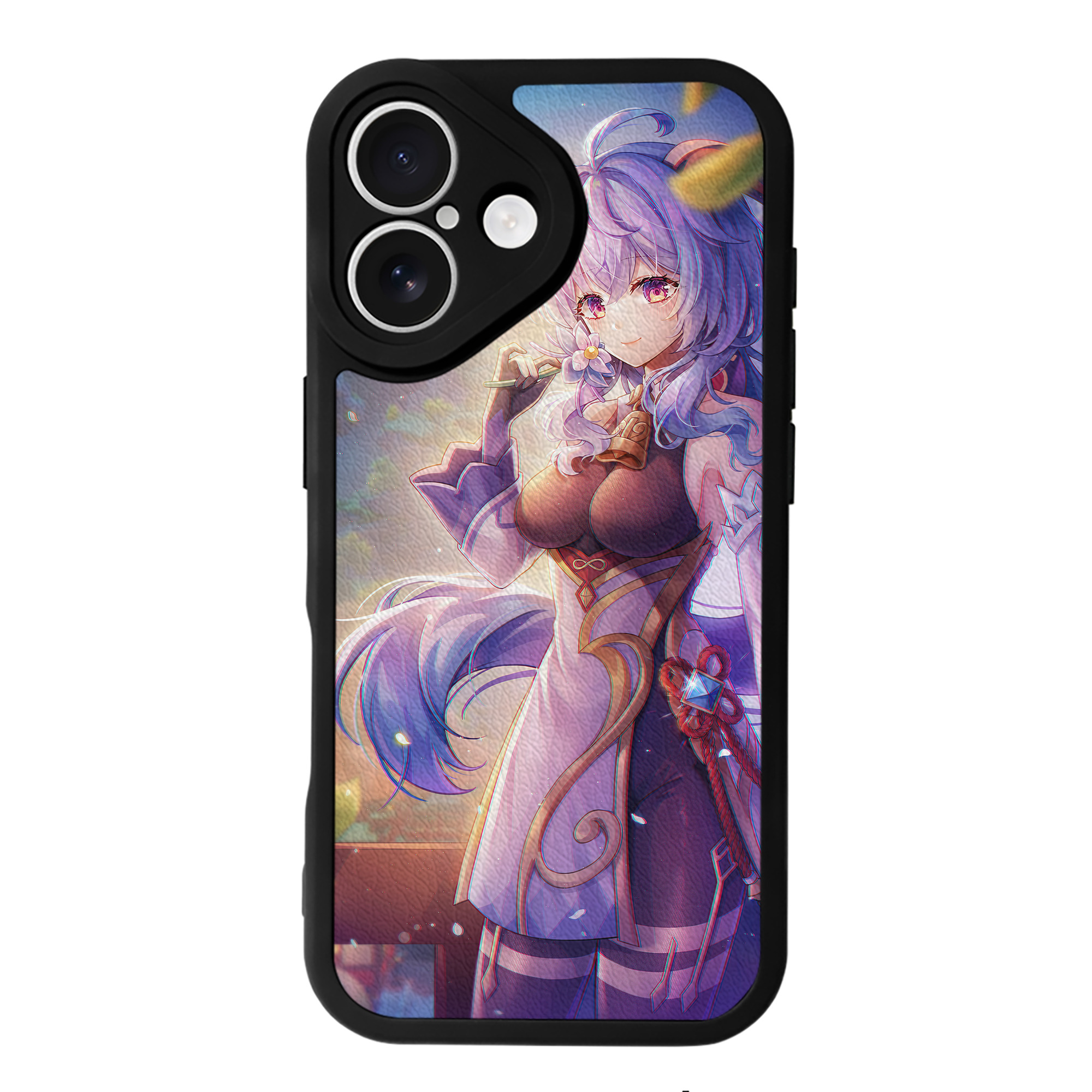 げんし神 genshin 【iPhone 16シリーズ対応】シリコンスマホケース（レザー調） 材質：シリコン